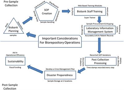 Mini-Review of Laboratory Operations in Biobanking: Building Biobanking Resources for Translational Research